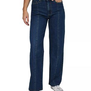 INDIGO REIN Juniors' Skater Super High Rise Slouchy Inseam Denim